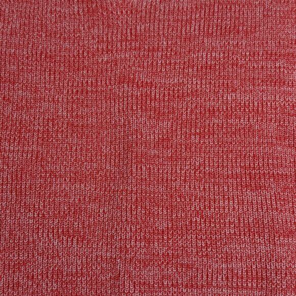 Express Sweater Womens Medium Red White Marled Chunky Oversized Preppy Comfy - Picture 5 of 8